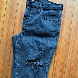 Madewell Mid Rise Perfect Vintage Straight Rosella Wash